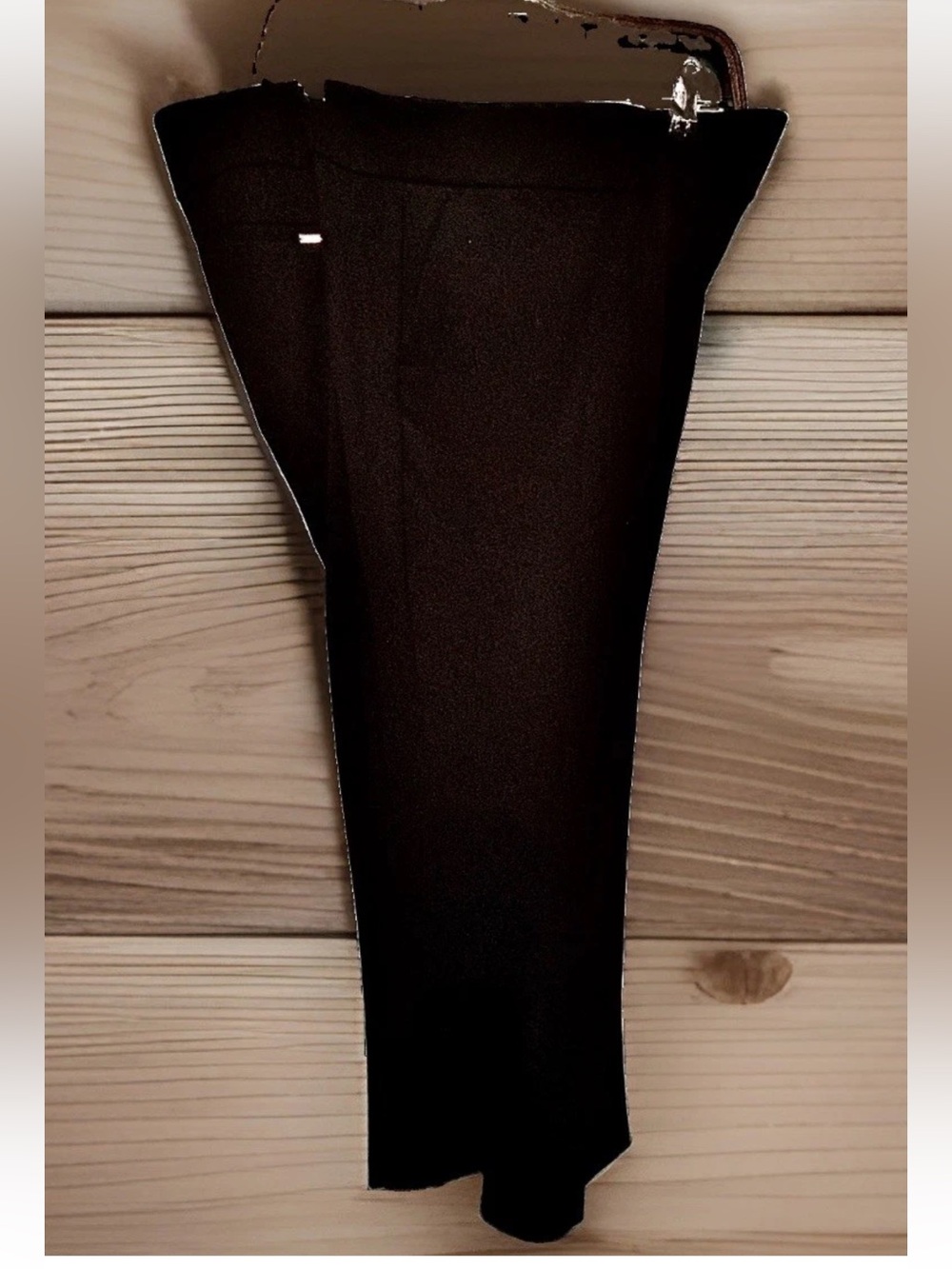 Anne Klein Black Straight-Leg Women's Dress Pants